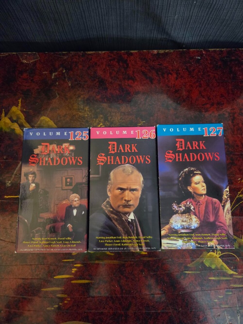 3 VCR / VHS Tapes Dark Shadows Series Volumes 125~126 ~127 !! LQQK!!